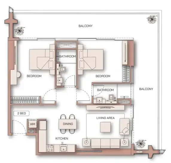 Binghatti Binghatti Pinnacle floor plan