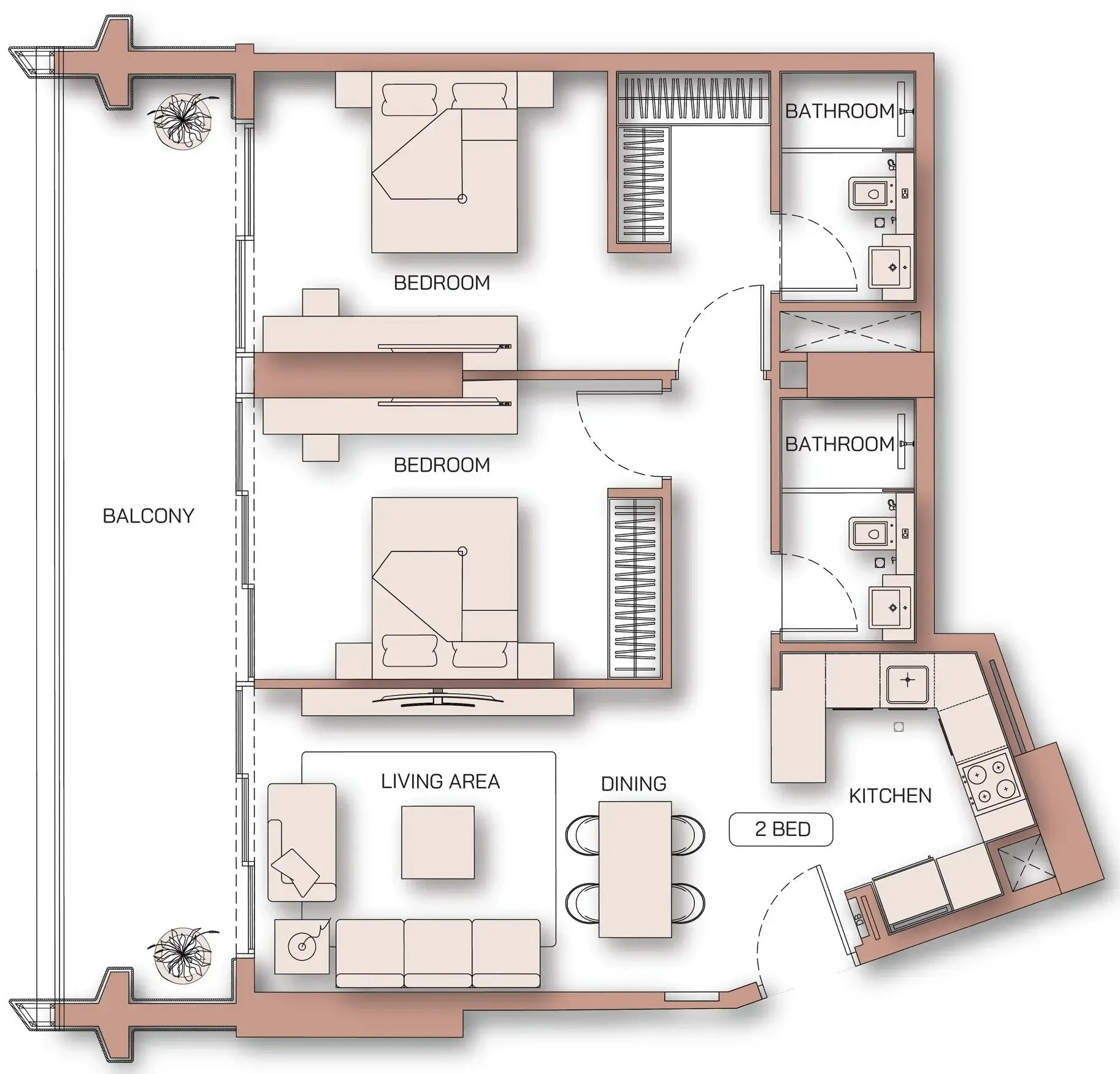 Binghatti Binghatti Pinnacle floor plan