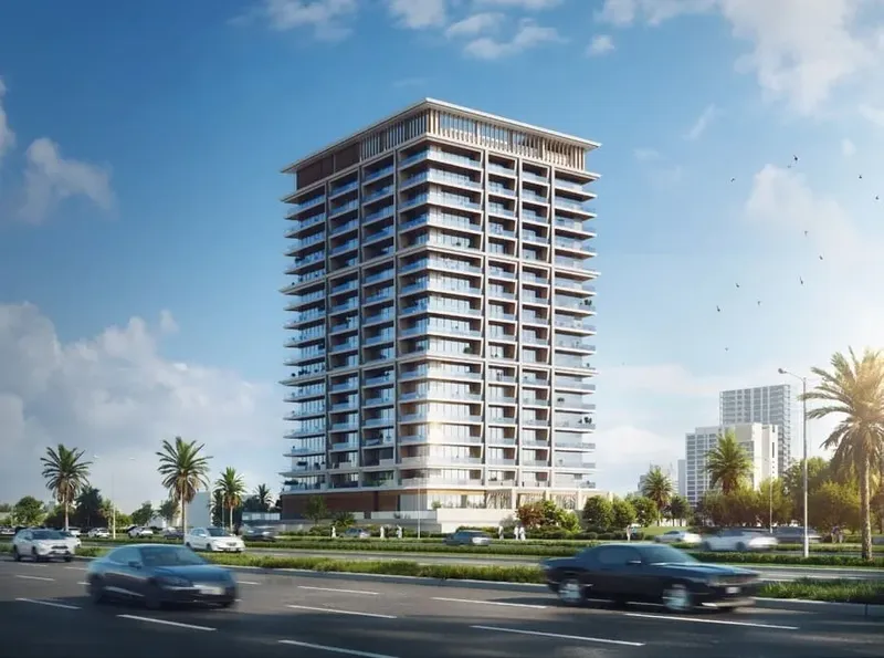 Exterior at Binghatti Pinnacle in Al Jaddaf Dubai
