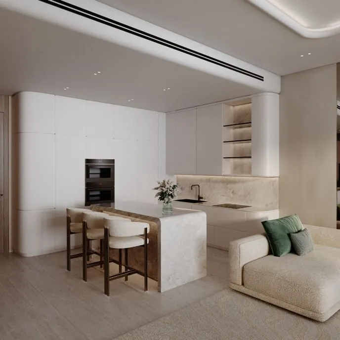Interior at Binghatti Pinnacle in Al Jaddaf Dubai