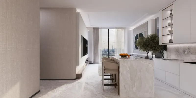 Interior at Binghatti Pinnacle in Al Jaddaf Dubai