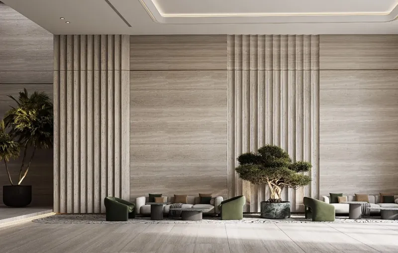 Lobby at Binghatti Pinnacle in Al Jaddaf Dubai