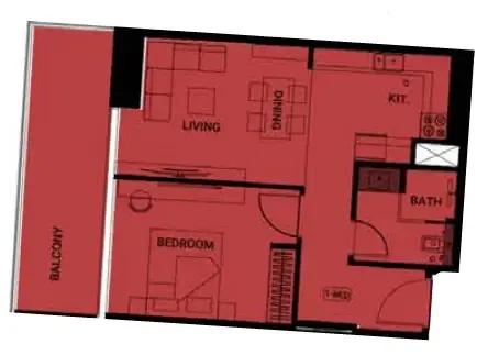 Binghatti Binghatti Ruby floor plan