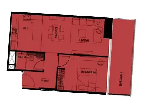 Binghatti Binghatti Ruby floor plan