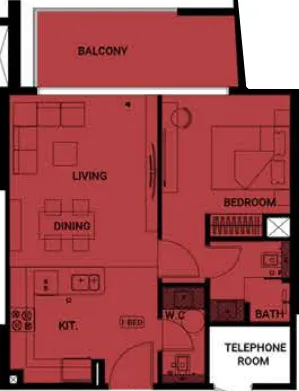 Binghatti Binghatti Ruby floor plan