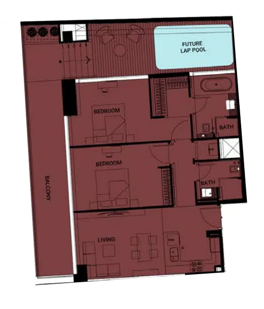 Binghatti Binghatti Ruby floor plan
