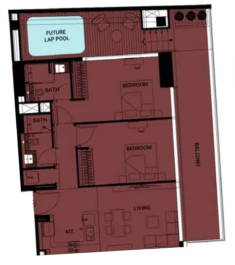 Binghatti Binghatti Ruby floor plan