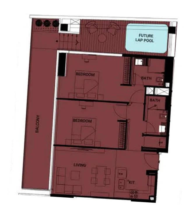 Binghatti Binghatti Ruby floor plan