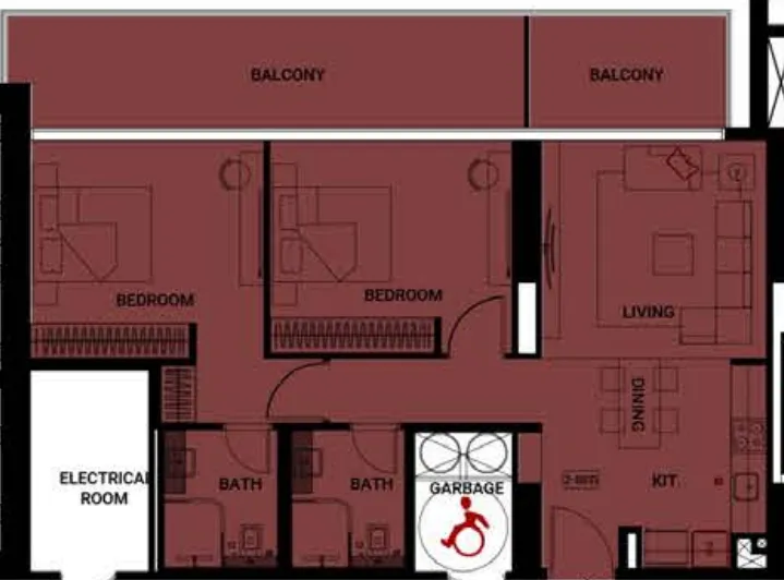 Binghatti Binghatti Ruby floor plan