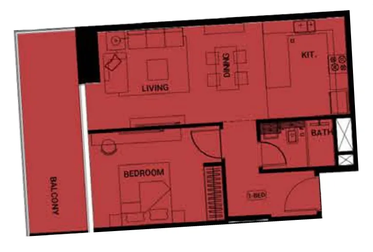 Binghatti Binghatti Ruby floor plan