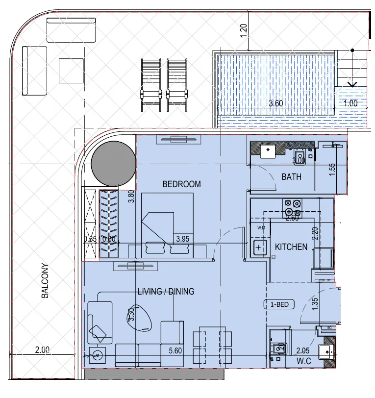 Binghatti Binghatti Sky Terraces floor plan