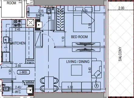 Binghatti Binghatti Sky Terraces floor plan