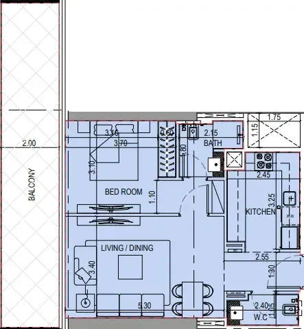 Binghatti Binghatti Sky Terraces floor plan