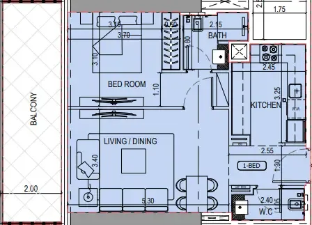 Binghatti Binghatti Sky Terraces floor plan