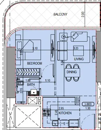 Binghatti Binghatti Sky Terraces floor plan