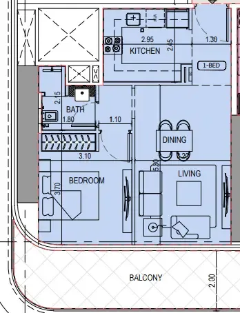 Binghatti Binghatti Sky Terraces floor plan