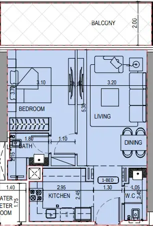 Binghatti Binghatti Sky Terraces floor plan