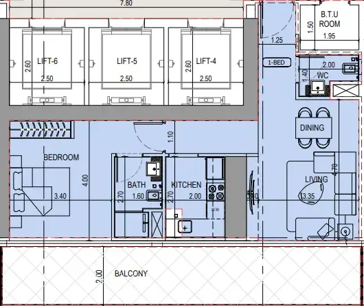 Binghatti Binghatti Sky Terraces floor plan