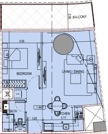 Binghatti Binghatti Sky Terraces floor plan