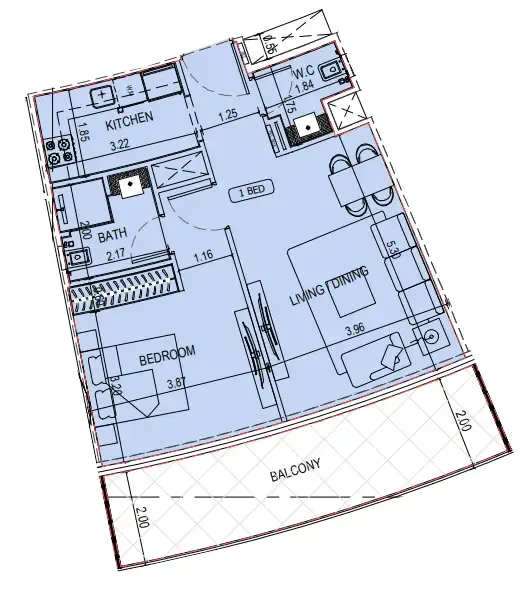 Binghatti Binghatti Sky Terraces floor plan