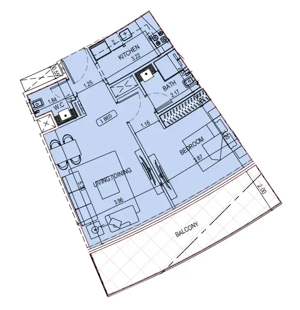 Binghatti Binghatti Sky Terraces floor plan