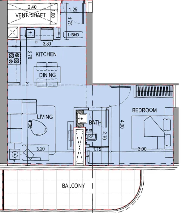 Binghatti Binghatti Sky Terraces floor plan
