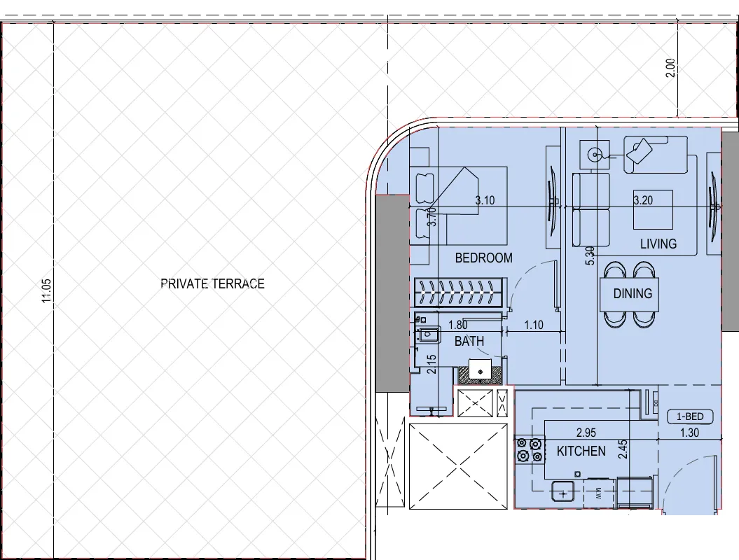 Binghatti Binghatti Sky Terraces floor plan