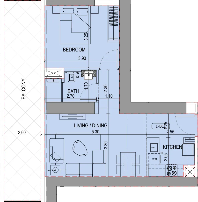 Binghatti Binghatti Sky Terraces floor plan