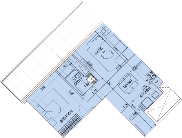 Binghatti Binghatti Sky Terraces floor plan