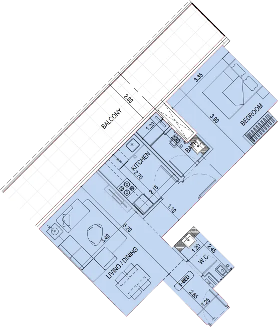 Binghatti Binghatti Sky Terraces floor plan