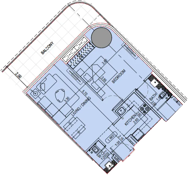 Binghatti Binghatti Sky Terraces floor plan