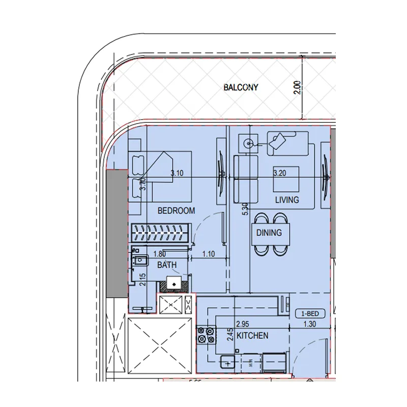 Binghatti Binghatti Sky Terraces floor plan