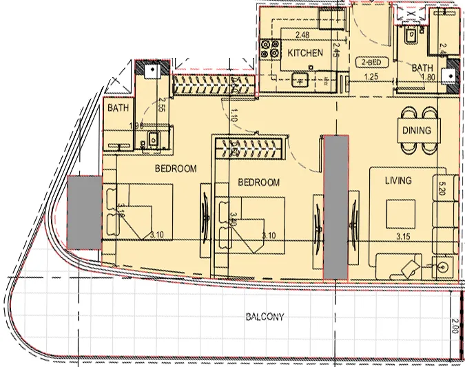 Binghatti Binghatti Sky Terraces floor plan