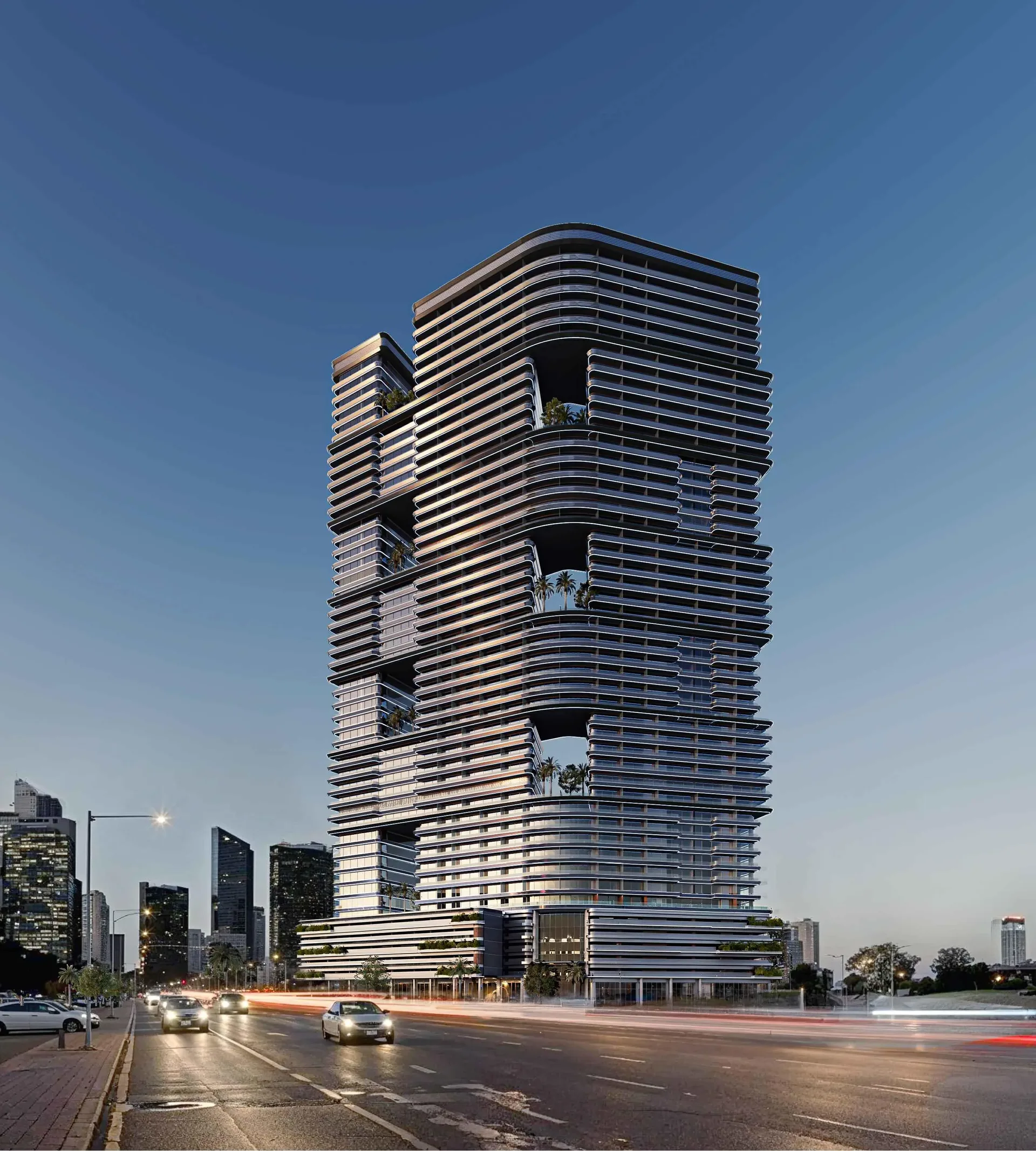 Exterior at Binghatti Sky Terraces in Dubai