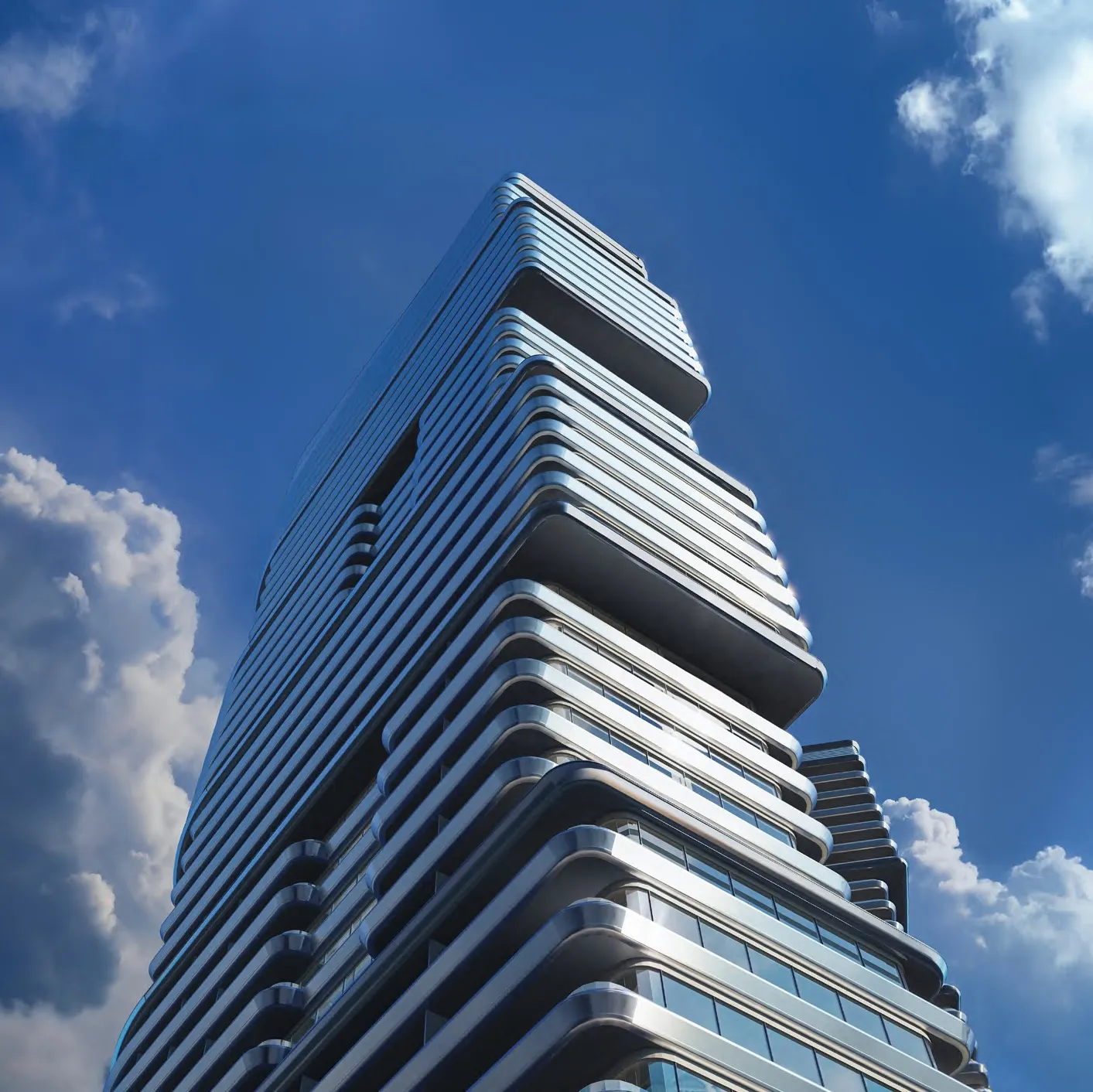 Exterior at Binghatti Sky Terraces in Dubai