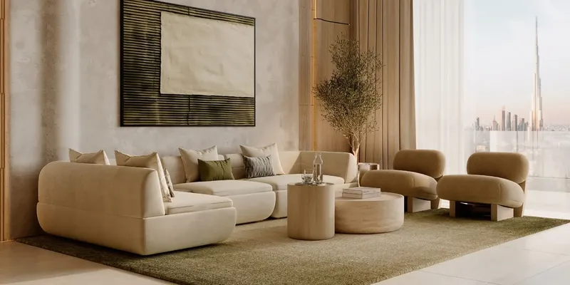 Interior at Binghatti Sky Terraces in Dubai