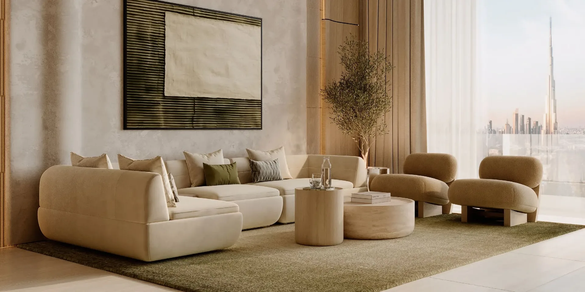 Interior at Binghatti Sky Terraces in Dubai