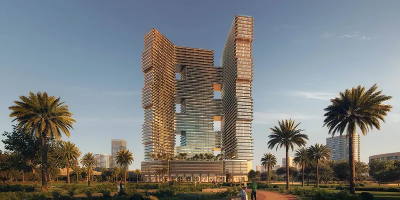 Exterior at Binghatti Sky Terraces in Dubai