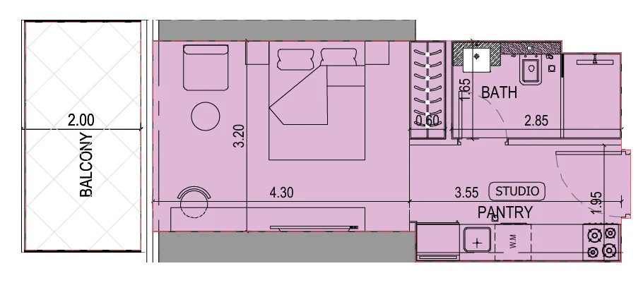 Binghatti Binghatti Sky Terraces floor plan