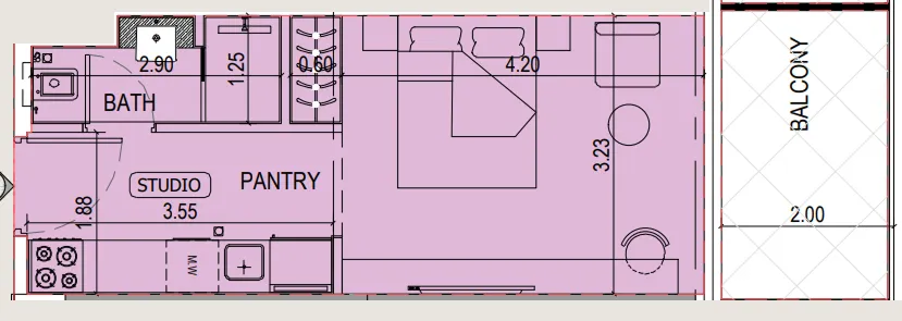Binghatti Binghatti Sky Terraces floor plan
