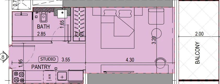 Binghatti Binghatti Sky Terraces floor plan
