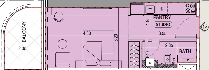 Binghatti Binghatti Sky Terraces floor plan