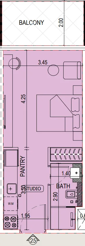 Binghatti Binghatti Sky Terraces floor plan