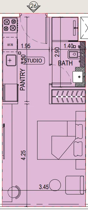Binghatti Binghatti Sky Terraces floor plan