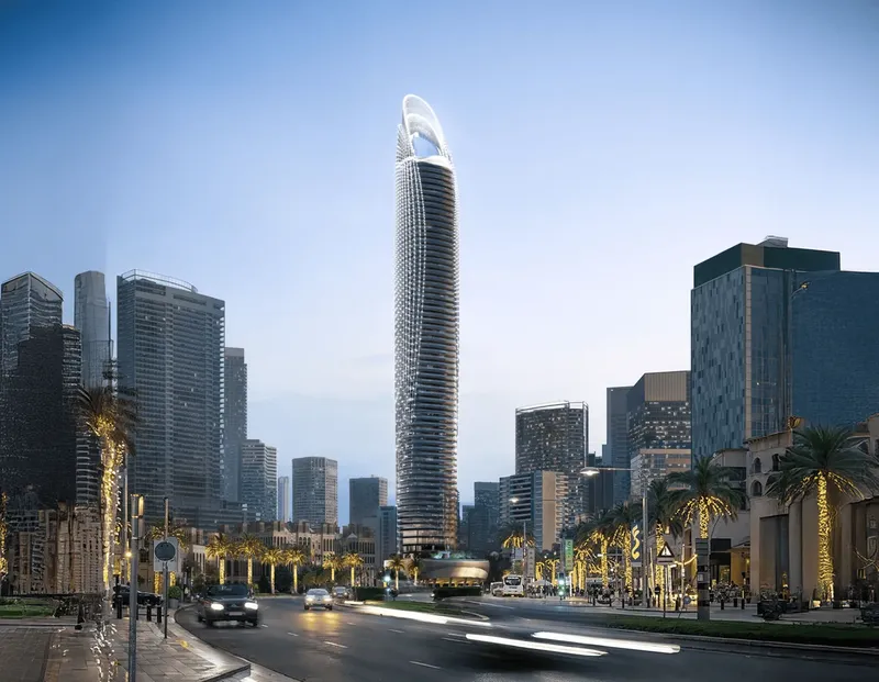 Exterior at Binghatti Skyblade in Downtown Dubai Dubai
