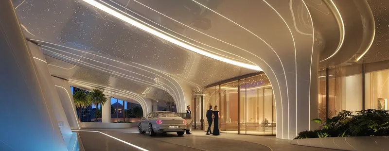 Exterior at Binghatti Skyblade in Downtown Dubai Dubai