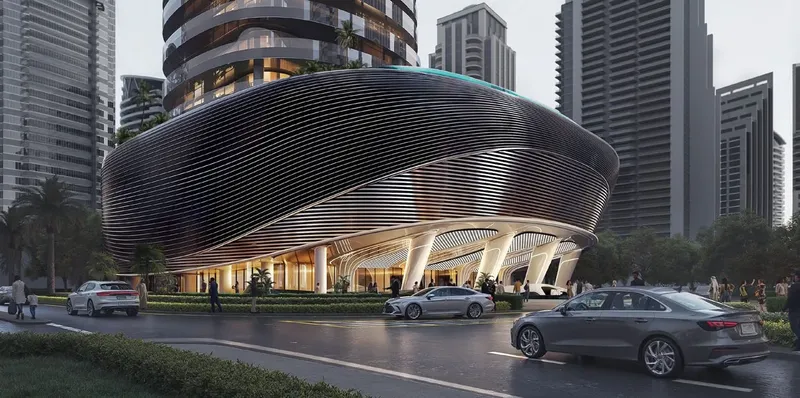 Exterior at Binghatti Skyblade in Downtown Dubai Dubai