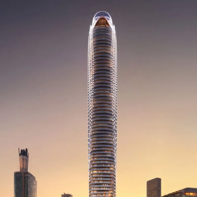 Exterior at Binghatti Skyblade in Downtown Dubai Dubai