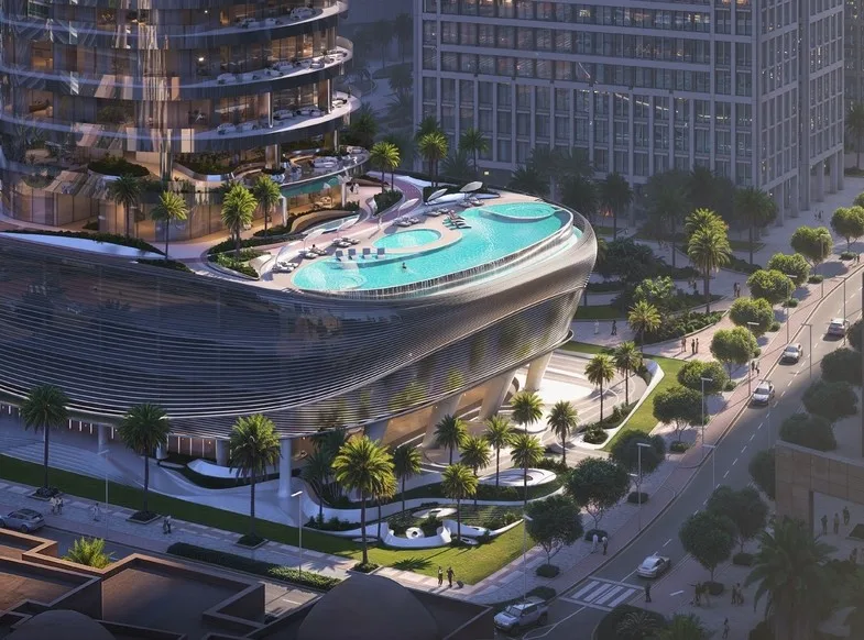 Exterior at Binghatti Skyblade in Downtown Dubai Dubai