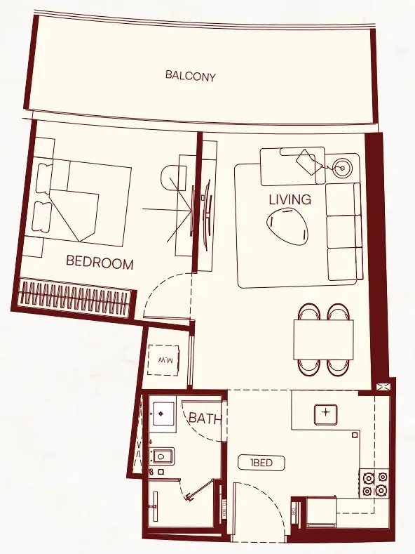Binghatti Binghatti Skyflame floor plan